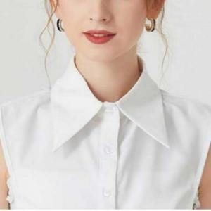 케이프 페이크 레이어드 셔츠 카라 넥카라 넥 (3i5UH)