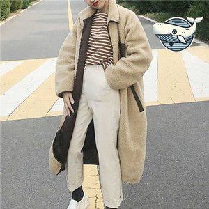 여성 겨울 후리스 롱코트 데일리 아우터 따뜻한 (WFH2S2Y)