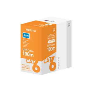 케스오 CAT6 UTP 랜선 인터넷 연결 케이블 100M UTP6100 블루 [H@lu]