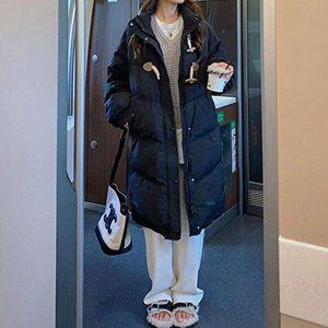 [셀러허브 패션][JHQRN686_4B]G126749_떡볶이단추 롱패딩 점퍼 웰론 코트