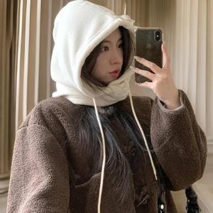 여자 심플 넥 바라클라바 캐주얼 워머