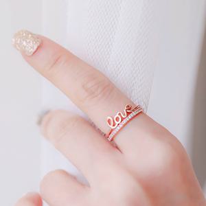 [헤스티아][핑크선물포장+쇼핑백Lieto] Haze Ring  반지