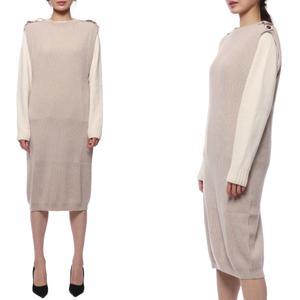 [롯데백화점]브루넬로 쿠치넬리 22FW 여성 모닐리 캐시미어 민소매 원피스 (YM12173A80P C9504 22F)