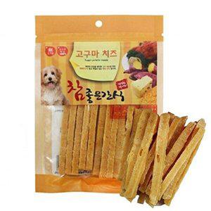 [셀러허브 패션][JHQRNLDC_4B]치즈 고구마 반려견치즈스틱 져키 120g 간식