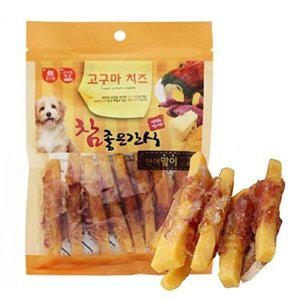 [셀러허브 패션][JHQRNLDD_4B]치즈 고구마 반려견치즈스틱 연어말이 간식