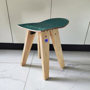 아이디어 폐기 걸상 보드 거치대 원목 액세서리 DIY 의자 트렌드 장식 리버스 가구