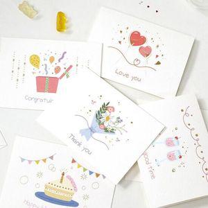 기념일 카드 5P 생일 감사 축하 감성 엽서 편지 선물