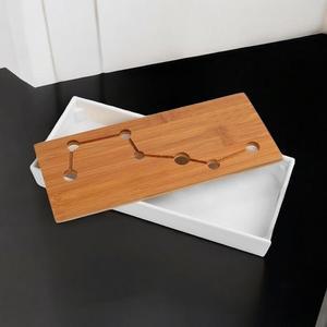 [JHQS9LZC_52C5]직사각 다기트레이 차판 (28x12cm)