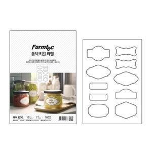 [JHQS9N14_52CK]키친 라벨 PPK-3350 7매 A5 100g 148x210mm