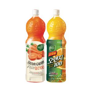 자연은 1.5L (당근, 고칼슘 오렌지) 각 6입 총 12입