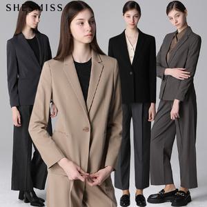 [쉬즈미스(SHESMISS)] 베이직 원버튼 울 자켓 (택가격:278000원)