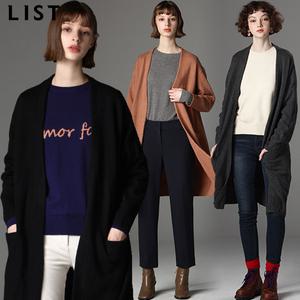 [리스트(LIST)] 데일리 모던핏 오픈 롱 가디건 (택가격:198000원)