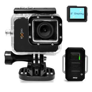 Pyle 엑스포 스포츠 액션 카메라 HD 1080P 미니 고해상도 캠코더 와이파이 블랙 (PSHD90BK) 557489
