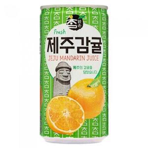 [셀러허브][대일에프앤비] 참맑은 제주감귤 175ml x 90캔 (S10005704)