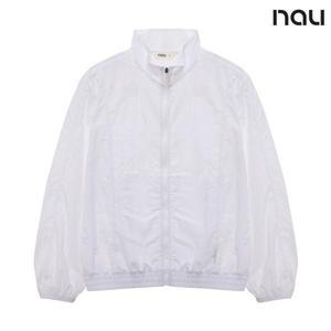 [롯데백화점]나우아웃도어 W 경량 숏 봄버 자켓 O.WHITE (1NUJKSU503_OW)