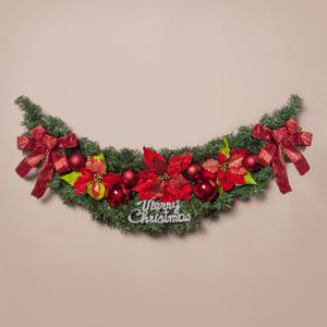 [도토로]120cm 레드 크리스마스 가랜드