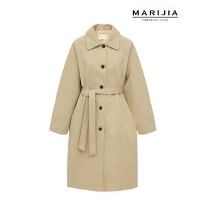 [마리지아][MARIJIA] 코튼 하프 카라 트렌치 코트_MCTA55012