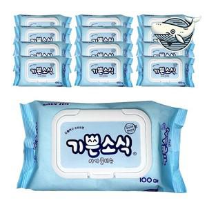 부드러운 아기 물티슈 100매 순한 세안티슈