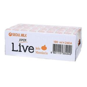 [MENOWE4C_52EQ]주스 리이브(제주감귤) 190MLx24입