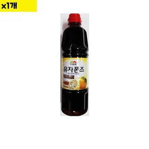 [JHNR4S18_52EN]도매 유통 유자폰즈소스 초담원 0.9L 1개