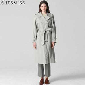 [쉬즈미스(SHESMISS)] 에디션 벨티드 트렌치 코트 (택가격: 398000원)