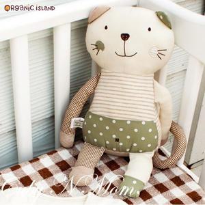 [JHQRMSL6_52GP]오가닉아일랜드 유아완구 야옹이 인형 32cm