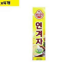 [MELJKMQ4_52EN]강겨자 도매 튜브 연겨자 오뚜기 100g x4개