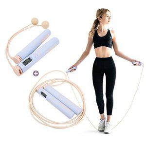 [베프몰]2in1 ERZGQTPZ 유선 무선 디지털 줄넘기 홈트 유산소 운동
