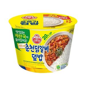 오뚜기 컵밥 춘천닭갈비덮밥(즉석국) 315g x 12개