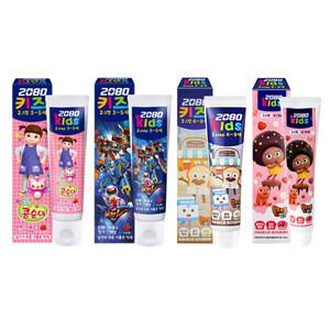 2080 키즈 치약 80g x 1개/2단계 3단계 어린이 아동 저불소 불소