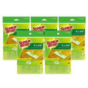 3M 퀵 스위퍼 극세사 막대걸래 리필 패드 청소포 5개