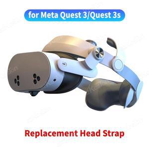 VR 용품 Meta Quest 3S 및 3 VR 헤드셋 교체용 컴포트 스트랩 액세서리용 가능 엘리트