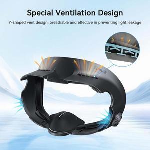 VR 용품 AMVR용 PU  페이스 마스크 커버 메타 퀘스트 3 VR 제품 페이셜 인터페이스 아이스 실크 원단 교체