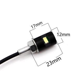 오토바이조명 자동차 바이크 오토바이 번호 램프 광원 12V LED 테일 프론트 나사 볼트 전구