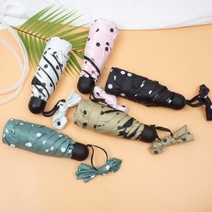 5칼라 땡땡이 5단 미니 휴대용 우산 양산 자외선 UV차단 MA4007