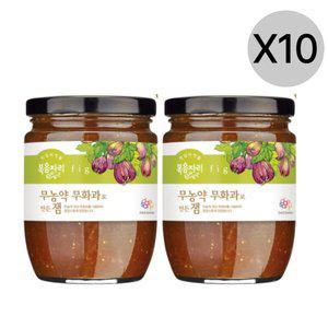 [기타]복음자리 무농약 무화과잼 350g X20개 식빵 바게트 잼