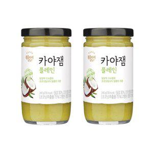 [기타]복음자리 카야잼 플레인 유리병 240g X2 홈카페 간식