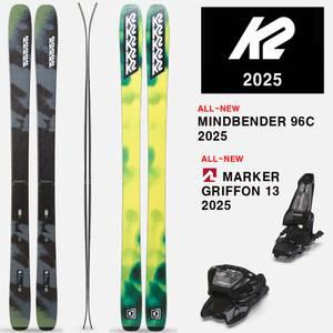 2425시즌 케이투 올마운틴 프리라이드 스키 K2 SKI MINDBENDER 96C+GRIFFON 13 BK