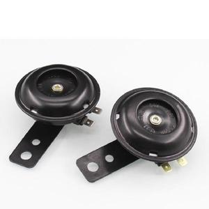 일반 오토바이 전기 경적 키트 방수 라운드 스피커 시끄러운 자전거 스쿠터에 적합 12V 48V 60V 105dB