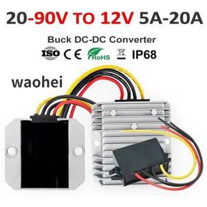 스텝 다운 전압 조정기 변압기 DC 컨버터 자동차 전원 공급 장치 CE 72V 60V 48V 36V 24V 12V 20A 15A 10A