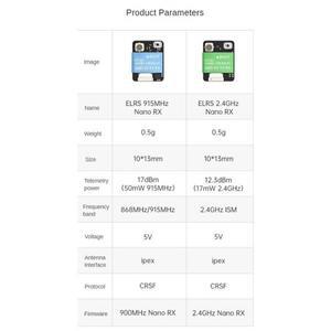 드론 필터 Expresslrs ELRS 나노 리시버 RX 70mm 대형 안테나 FPV Parts-AC37