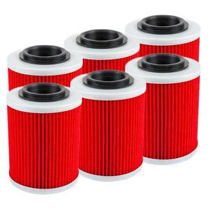 2/4/6 Pcs Cyleto 오토바이 오일 필터 BRP CAN-AM DS650 Commander Max 800 1000 Maverick X3 Defender HD1