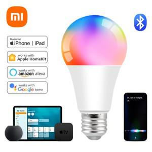 투야 스마트봇샤오미 인증 홈킷 LED 스마트 와이파이 전구 E27 램프 다색 밝기 조절 시리 제어 알렉사 구글