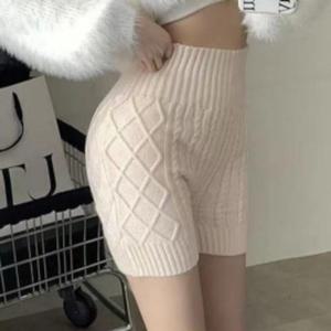 보온 여성 속바지 겨울 힙워머 여자 니트 내복 반바지