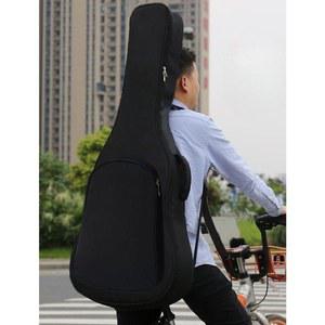 기타 더블백 소프트 더블 봉마켓 베이스 악기 케이스 블랙 두꺼운 인치 가방 충격방지 블랙