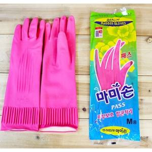 마미손 고무장갑 패스 M 핑크