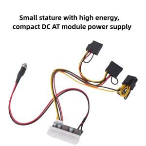 컴퓨터용 DC ATX PSU ATX 스위치, DC-DC PSU 24 핀 ITX DC-ATX PC 전원 공급 장치, 200W 12V 입력, , 1 개