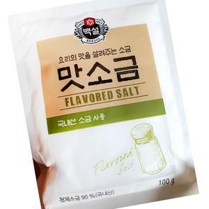 맛소금 백설 100g X10업소용 단체용 식당용 급식용 대용량 식자재
