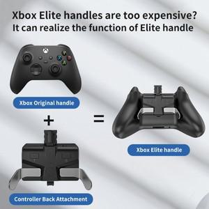Xbox 시리즈 S X Xbox One 컨트롤러용 3.5MM 헤드폰 잭이 있는 교체 확장 키 컨트롤러 뒤로 버튼 부착