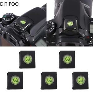 카메라용 고정 마운트5pcs 카메라 버블 스피릿 레벨 핫슈 보호기 커버 DR 액세서리 So-ny A6000 Canon Niko